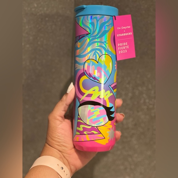 Tim Singleton + Starbucks Pride 2023 Vacuum Insulated Tumbler - Picture 2 of 8